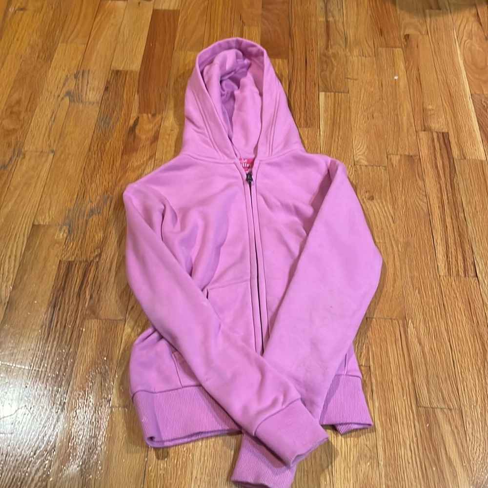 Comfy pink zip up from Butter in size medium.